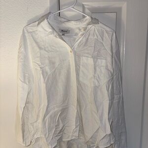 Classic White Women’s Button-Up Shirt